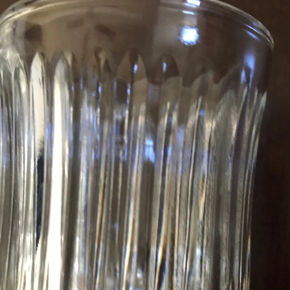 Four Vintage Glass Coffee Mugs